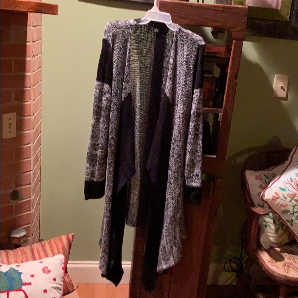 Cardigan sweater.